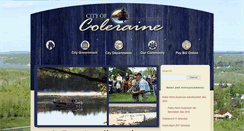 Desktop Screenshot of cityofcoleraine.com